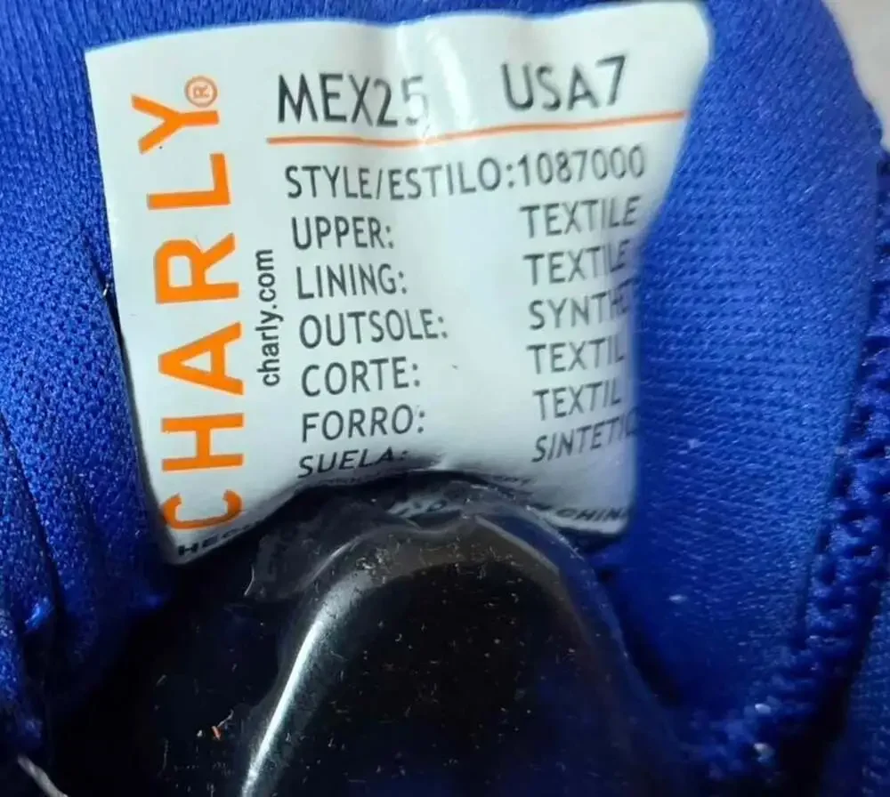 NEW!! CHARLY Sneakers for Men -  Blue - Size 7